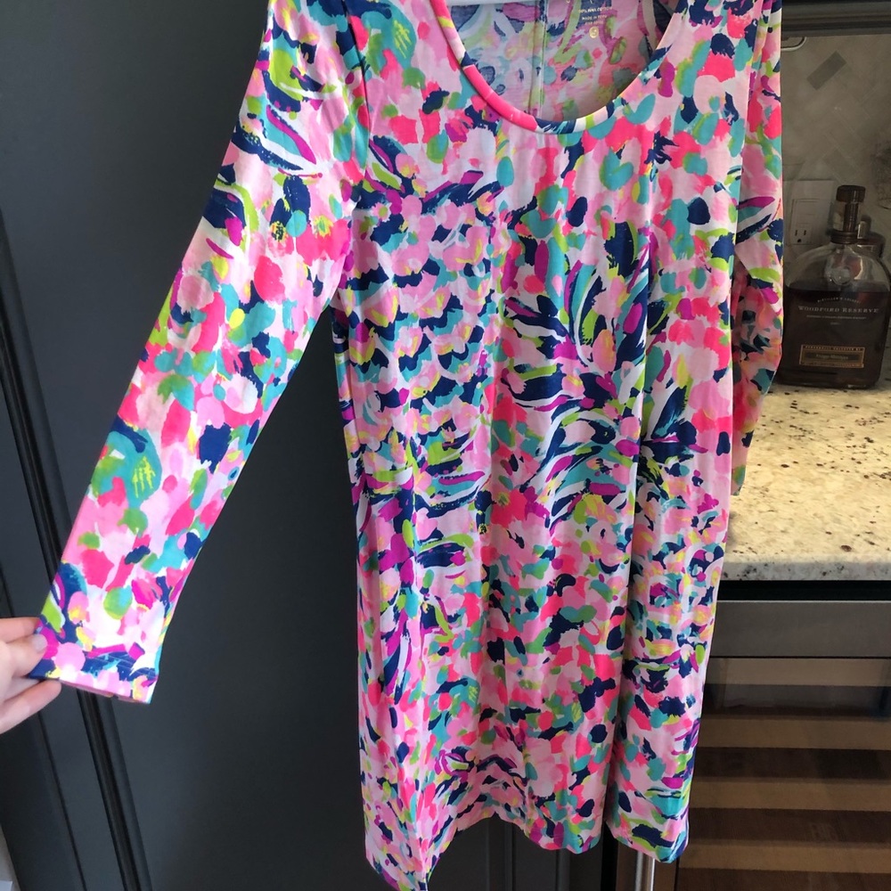 Fun pattern Lilly Pulitzer dress